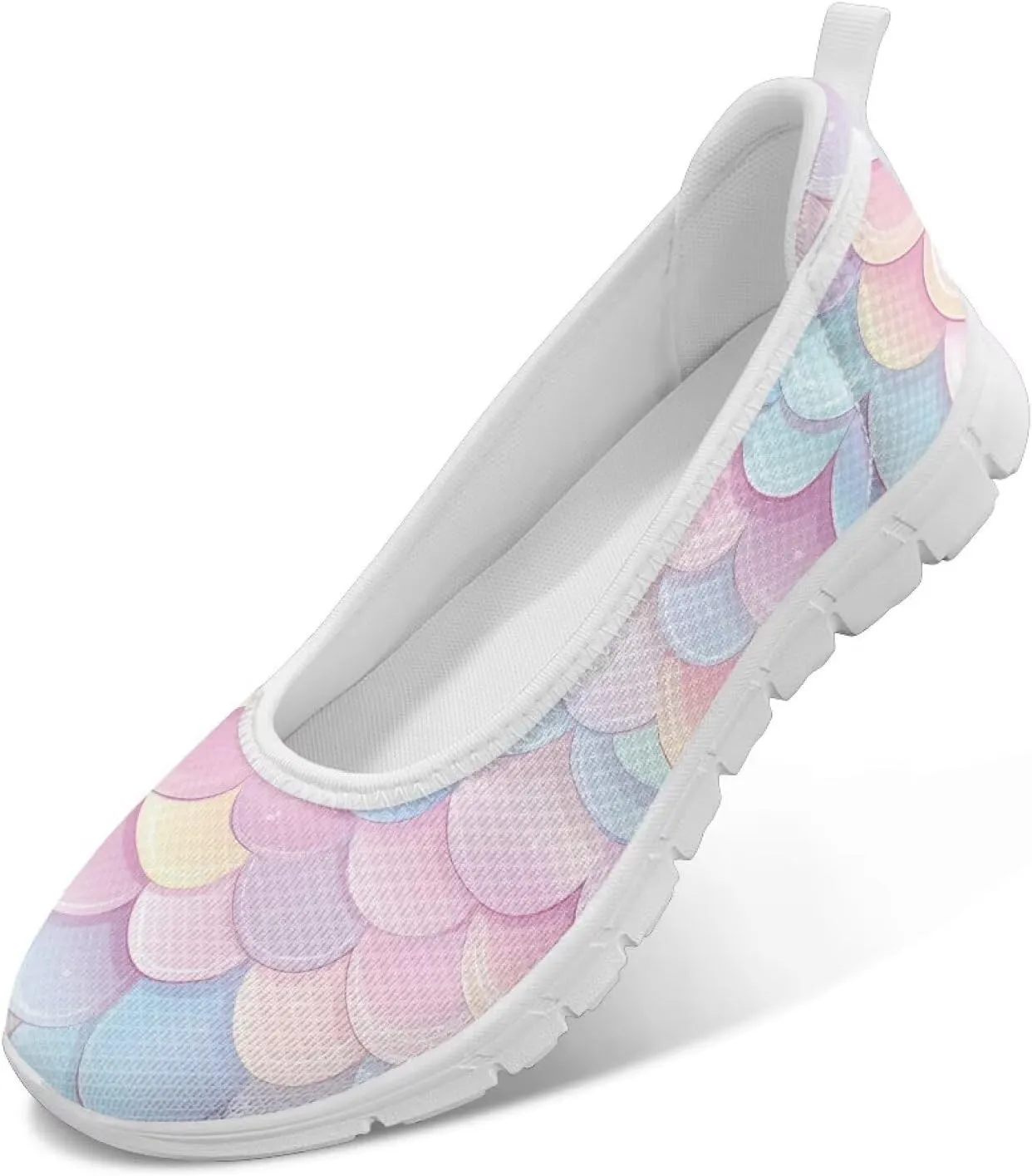 Art Travel Shoes for Women Slip On Casual Cozy Loafers Lightweight Comfort Fashion Sneaker for Women Holiday Shoes Print Series US Size 6-11