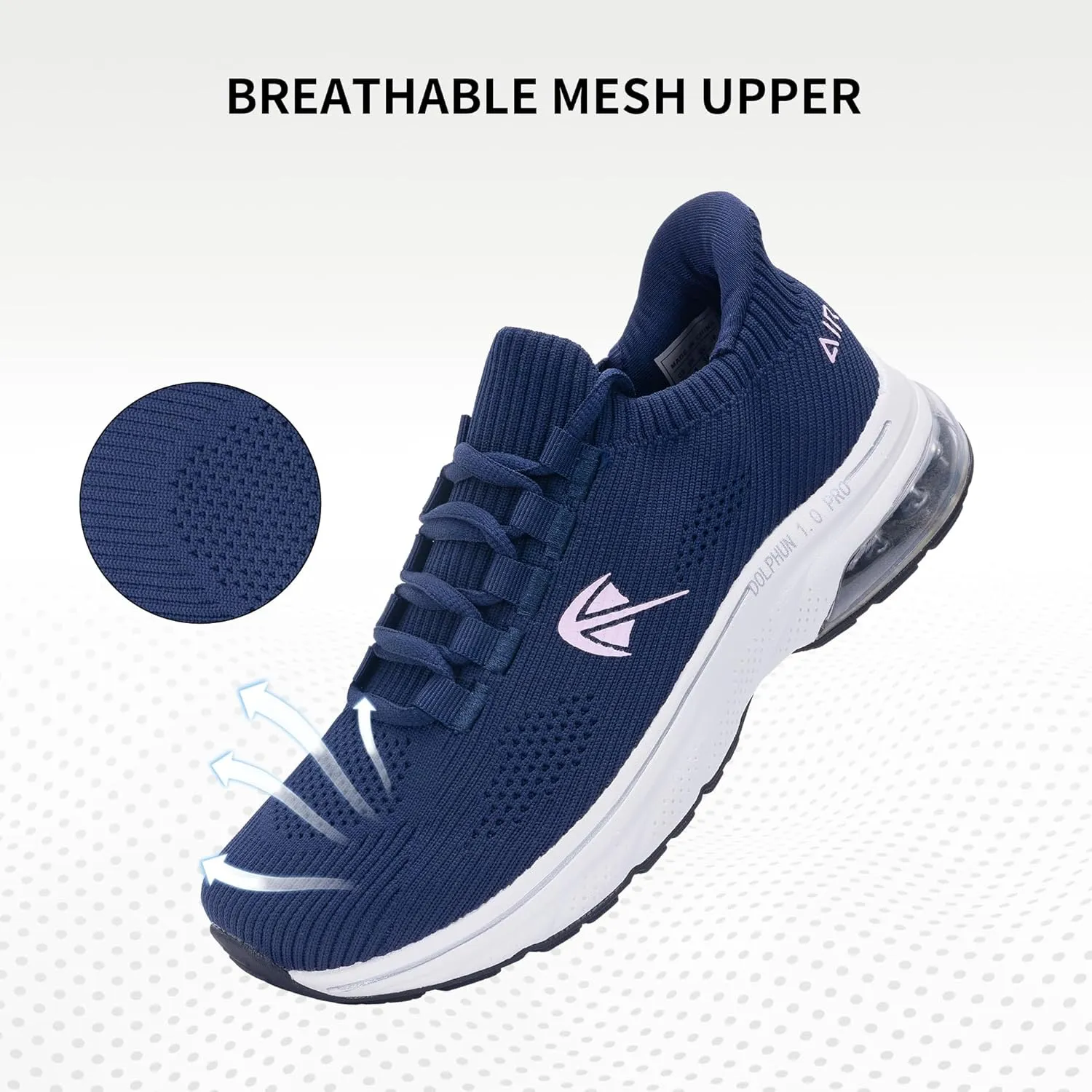 Autper Wide Toe Box Sneakers Women Slip-On Comfortable Walking Shoes with Arch Support Plantar Fasciitis Tennis Running Gym Athletic Shoes US6-11
