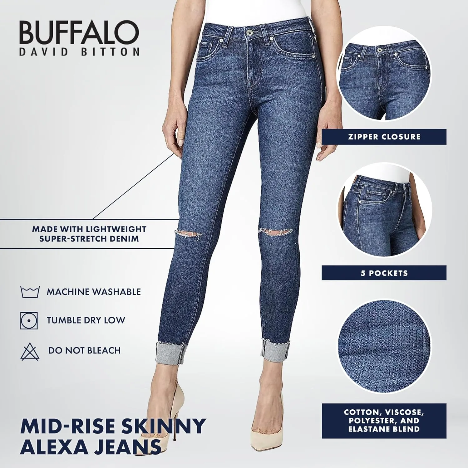Buffalo David Bitton Women's Fashion Skinny Jean