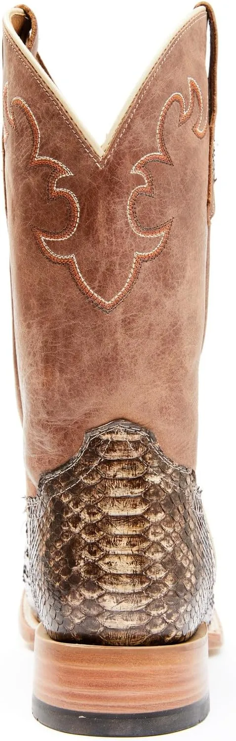 Cody James Men's Exotic Python Western Boot Broad Square Toe - Bb42