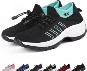Comfortwear Ortho Stretch Cushion Shoes for Women, Orthopedic Sneakers Ortho Breathable Comfy Shoes for Plantar Fasciitis