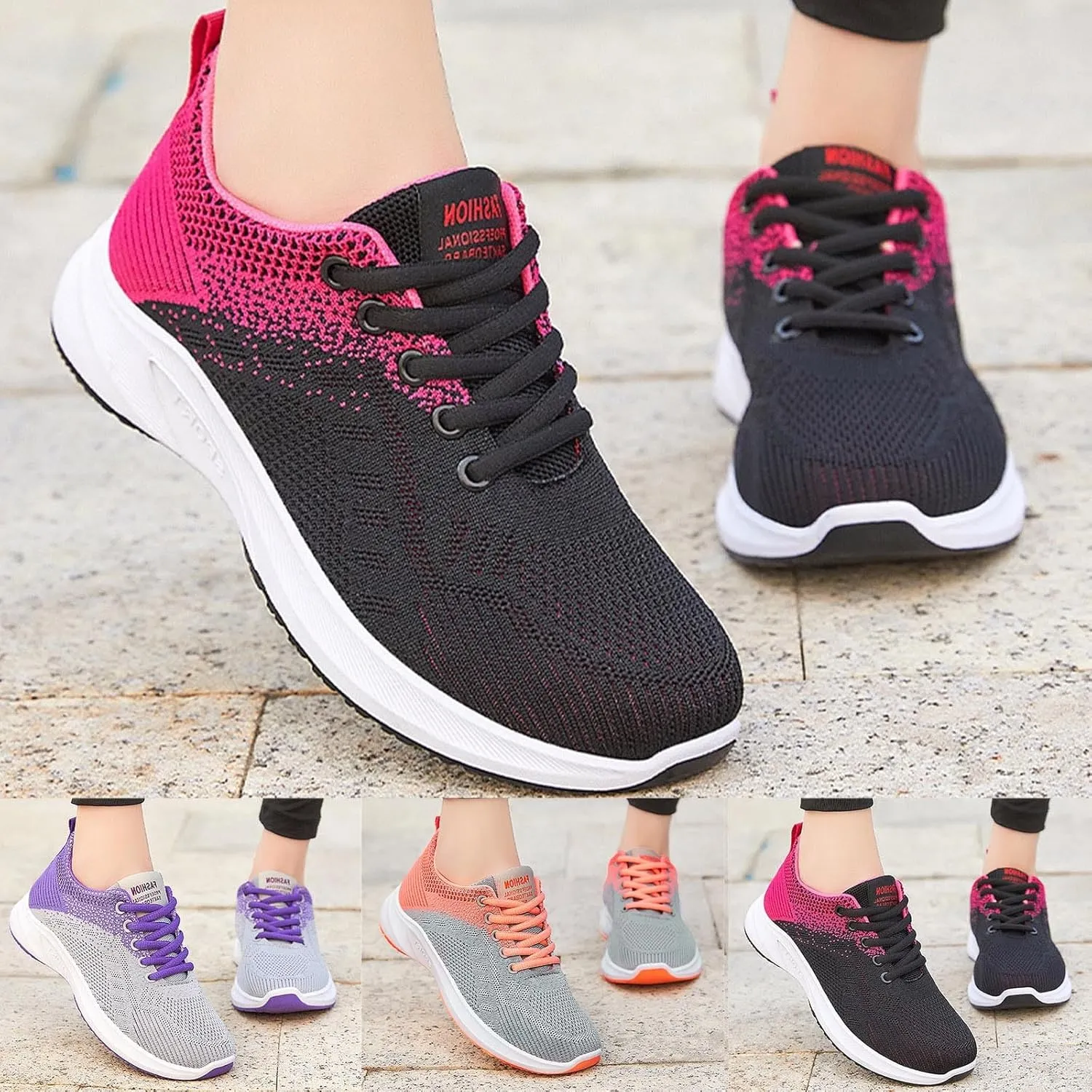Comfortwear Ortho Stretch Cushion Shoes for Women Plantar Fasciitis, Comfort Wear Ortho Shoes for Women Arch Support