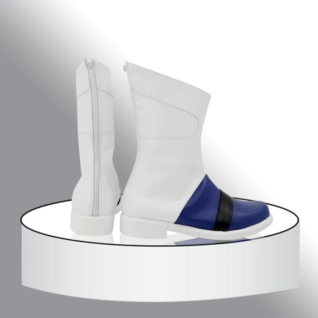 Darling in The FRANXX 02 Zero Two Shoes Cosplay Costume Adult Women Fashion Cartoon Long Tube Shoe Men Pu Leather Shoes