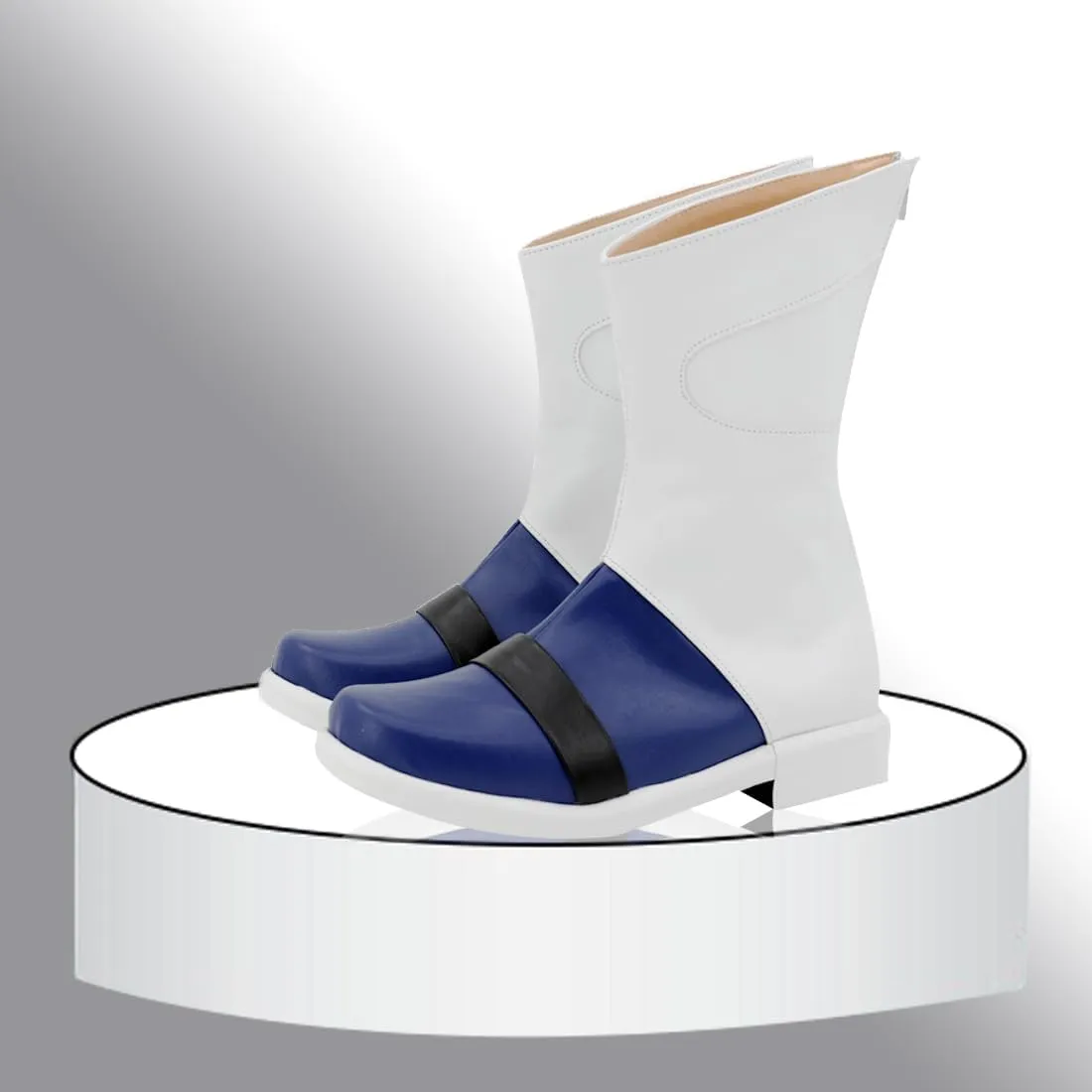 Darling in The FRANXX 02 Zero Two Shoes Cosplay Costume Adult Women Fashion Cartoon Long Tube Shoe Men Pu Leather Shoes
