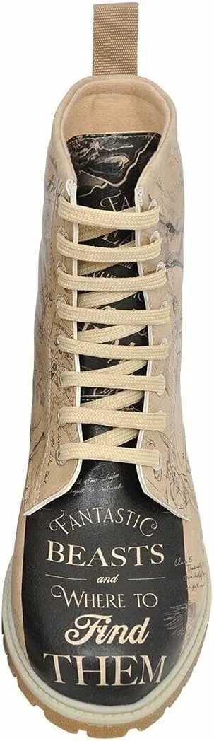 DDOGO Personalize Your Life - Warner BROS. Printed Long Boots - Chic, Elegant and Casual Style - Vegan, Environmentally Friendly and Handmade - Breathable Design