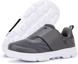 Diabetic Shoes for Men Extra Wide Walking Shoes Swollen Feet Shoes for Neuropathy Adjustable Closure with Arch Support