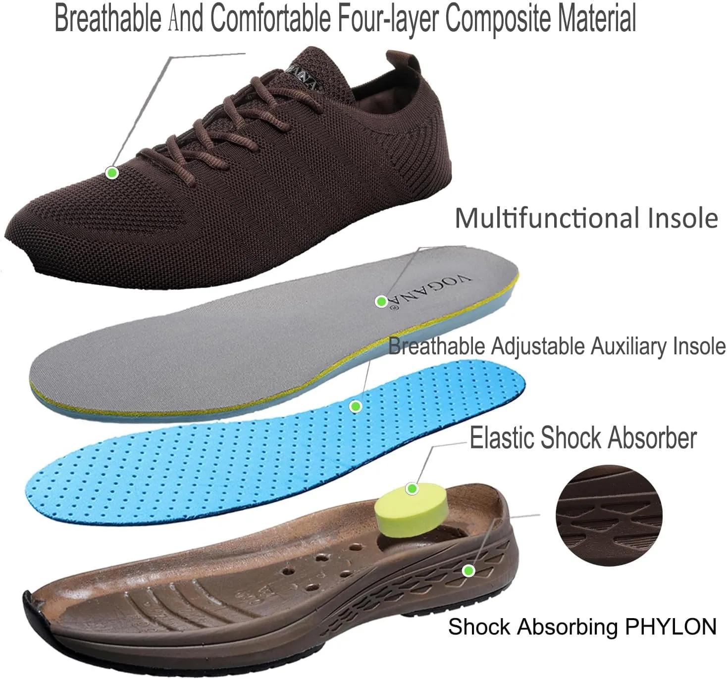 Diabetic Sneakers for Men Adjustable Widch Orthopedic for Swollen Feet | Foot Pain Relief