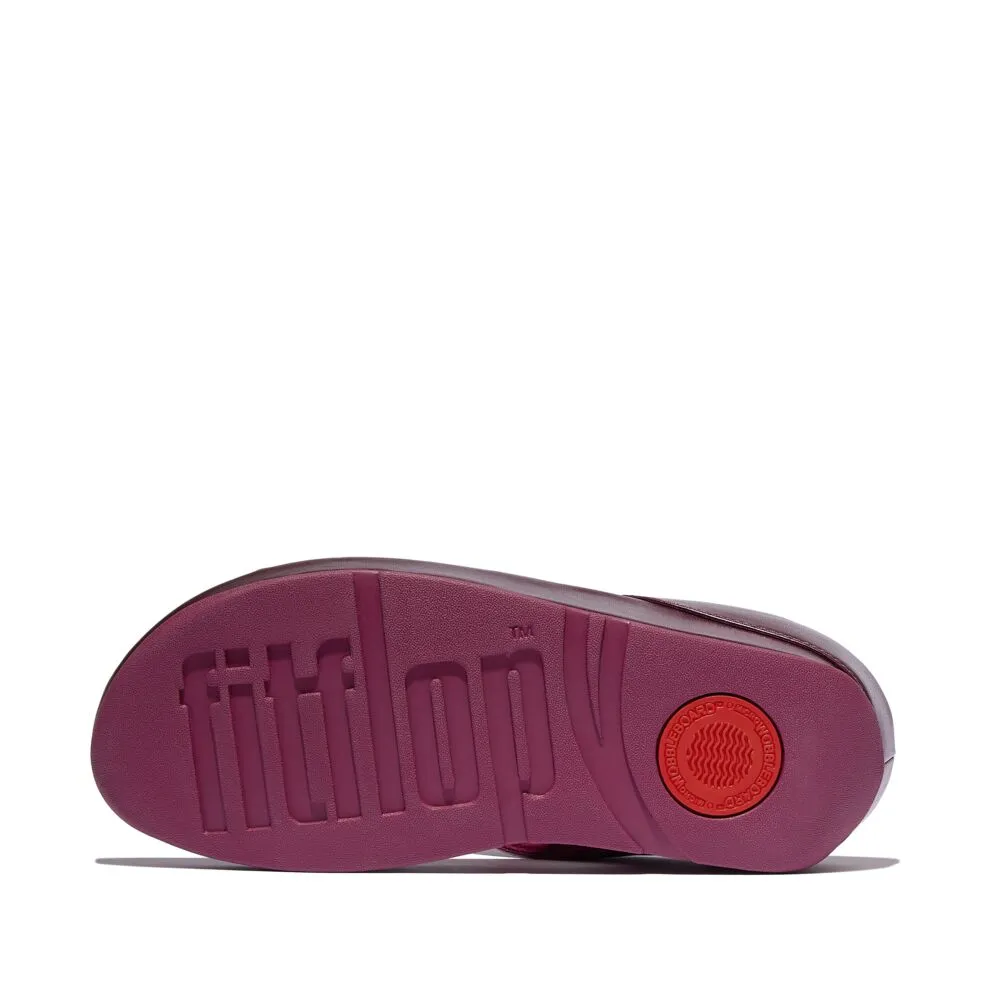 FitFlop Rumba Beaded Sandals - Metallic Ruby