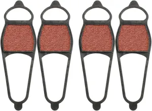 Garneck 2pairs Coarse Sand Crampons for Shoes Cover - for Outdoor Activities Design for Hiking Jogging Hunting Snow Shoveling