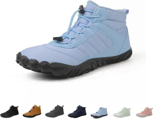 Glaci a Barefoot Shoes for Men Women Winter, Winter Boots Hiking Shoes, Wide Toe Warm Non-slip Waterproof