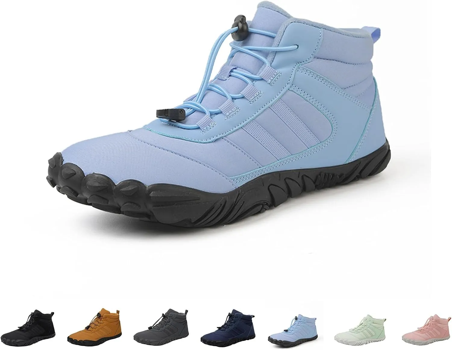 Glaci a Barefoot Shoes for Men Women Winter, Winter Boots Hiking Shoes, Wide Toe Warm Non-slip Waterproof