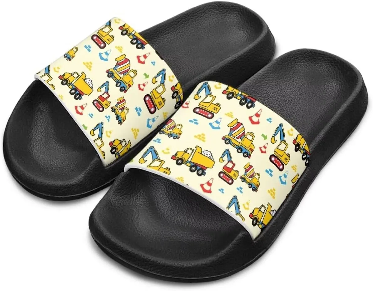 GOSTONG Unisex Slides for Boys Girls Slides Slippers Non Slip Shower Shoes Casual House Sandals Thick Sole Indoor & Outdoor