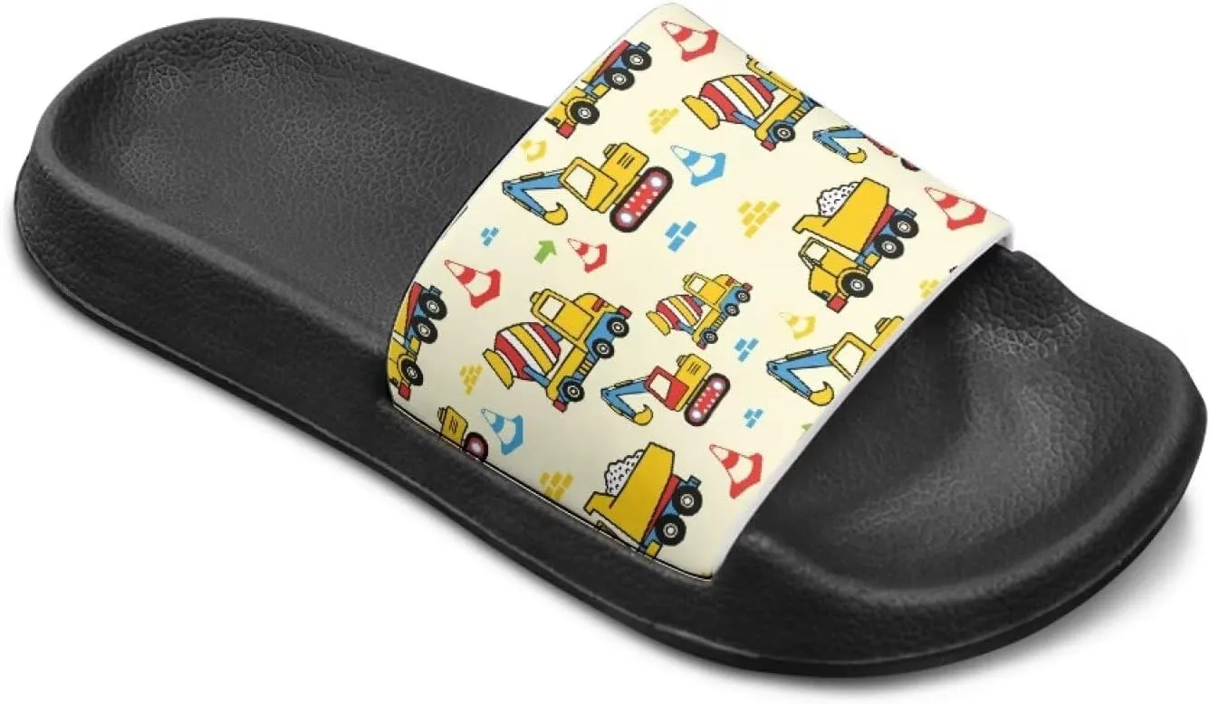 GOSTONG Unisex Slides for Boys Girls Slides Slippers Non Slip Shower Shoes Casual House Sandals Thick Sole Indoor & Outdoor