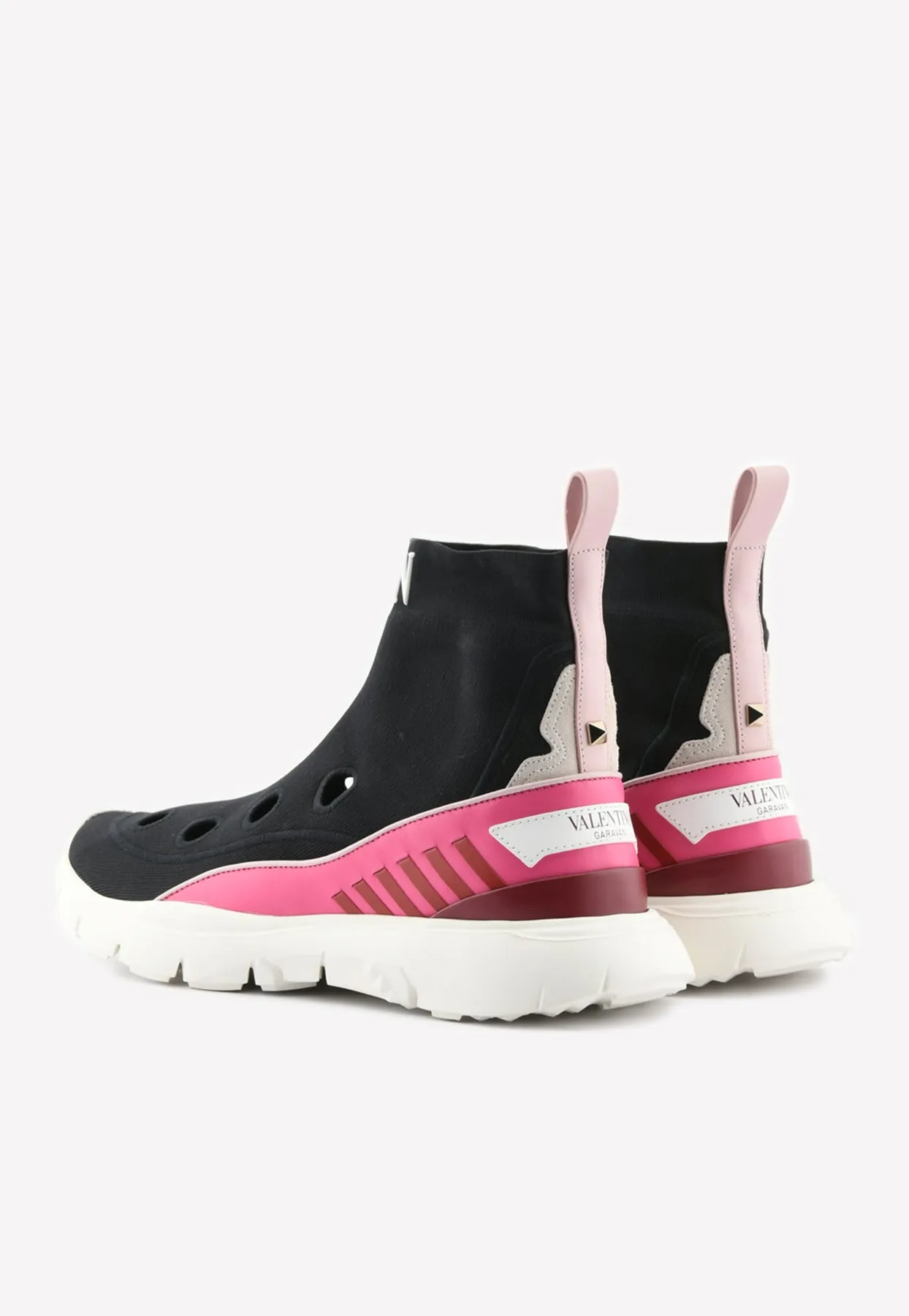 Heroes Hers Stretch Knit High-Top Sneakers