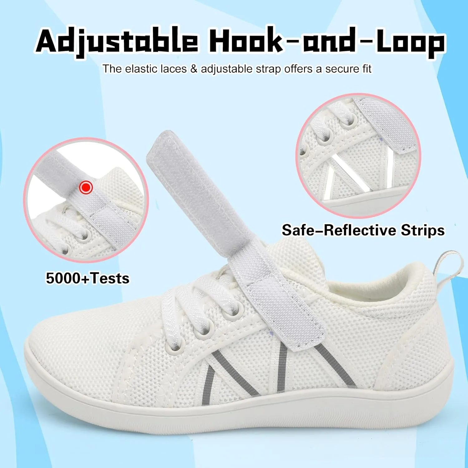 JOINFREE Toddler Shoes Boys Girls Wide Barefoot Shoes Little Kids Minimalist Sneakers Zero Drop Casual Walking Shoes Breathable Tennis Shoes Indoor Outdoor