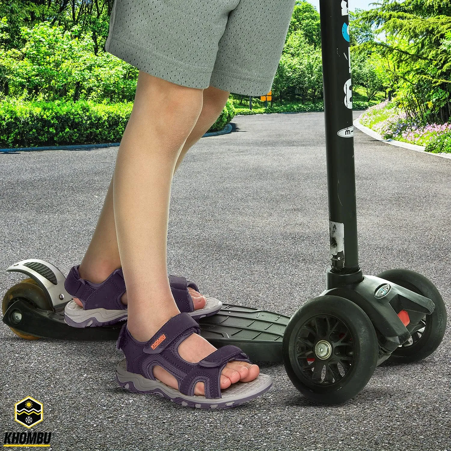 Khombu Boy's Open Toe Sandal