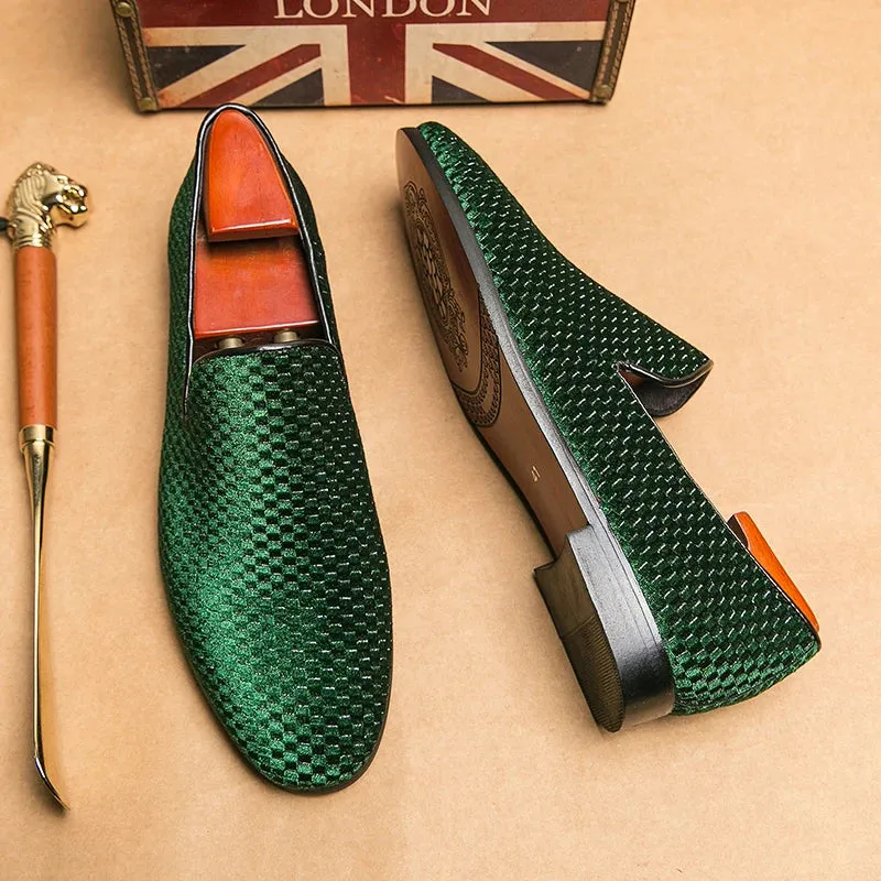 Luca Grid Loafers