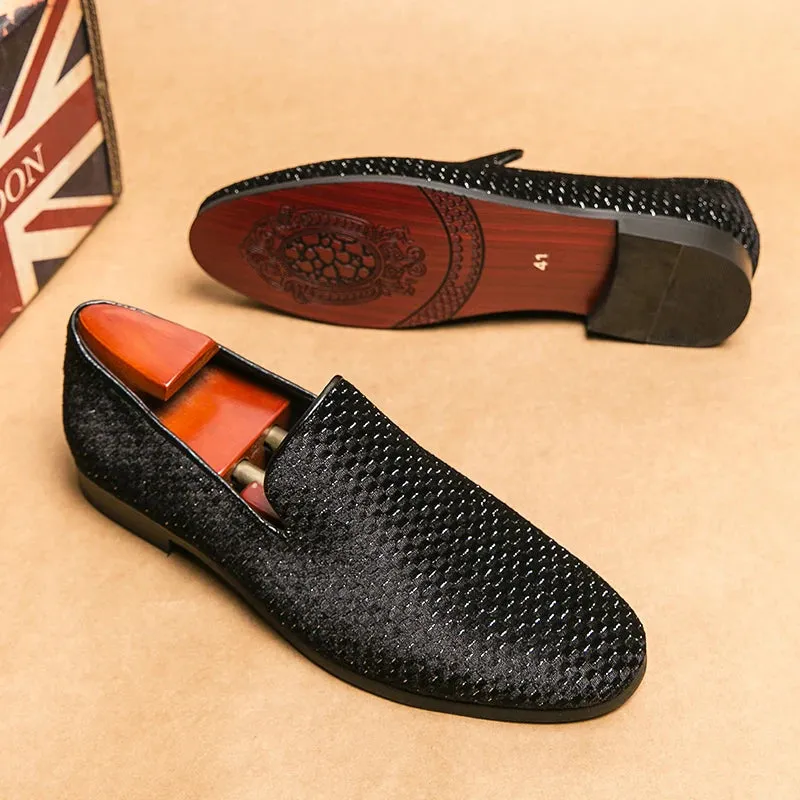 Luca Grid Loafers