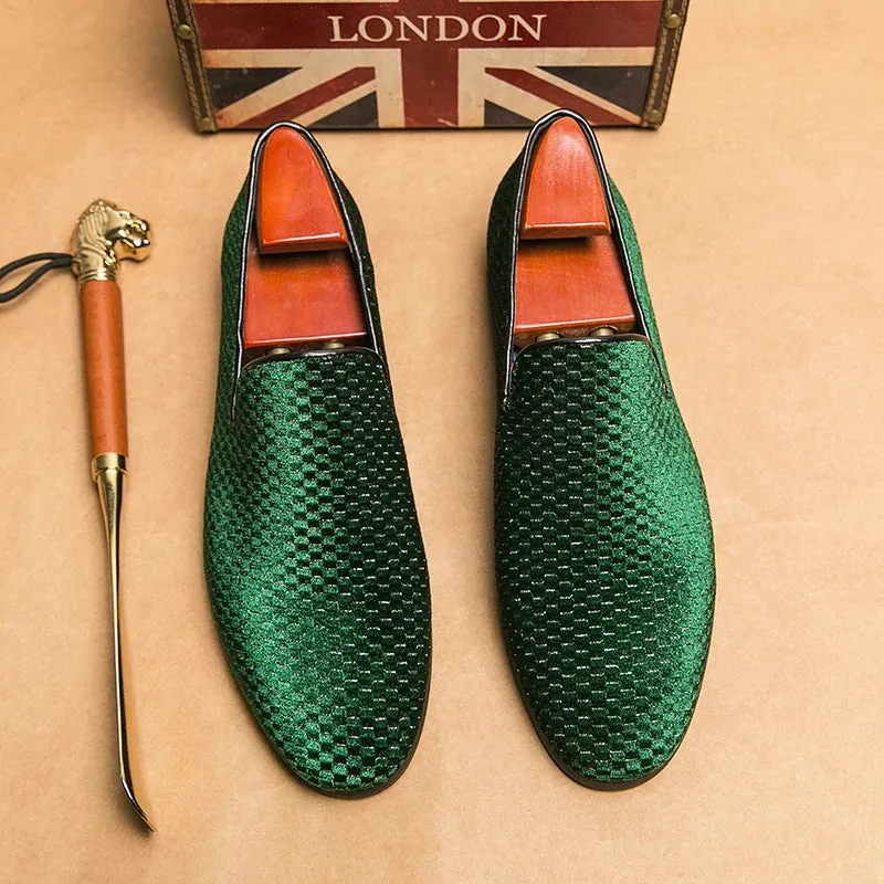 Luca Grid Loafers