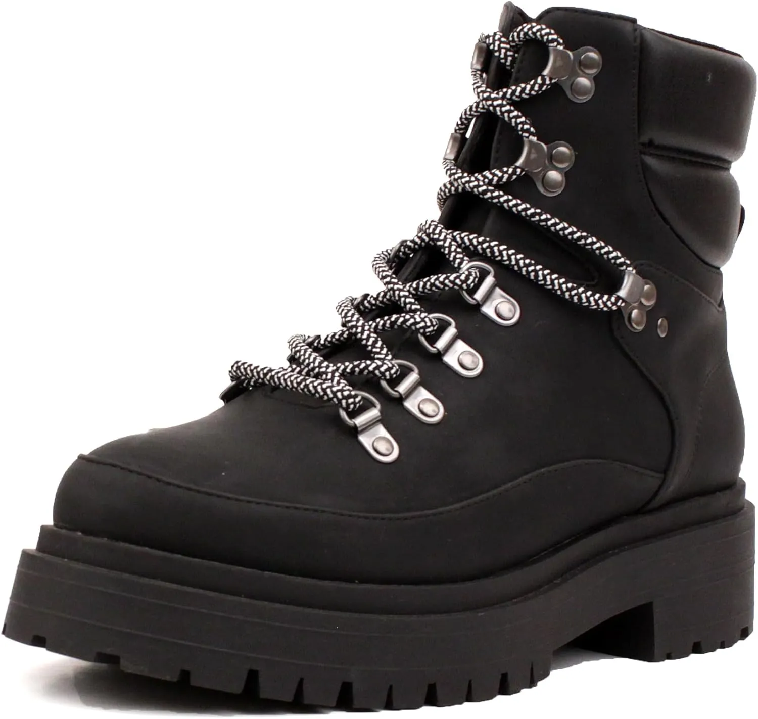 Luckers Women’s Lace Up Platform Lug Sole Combat Boots