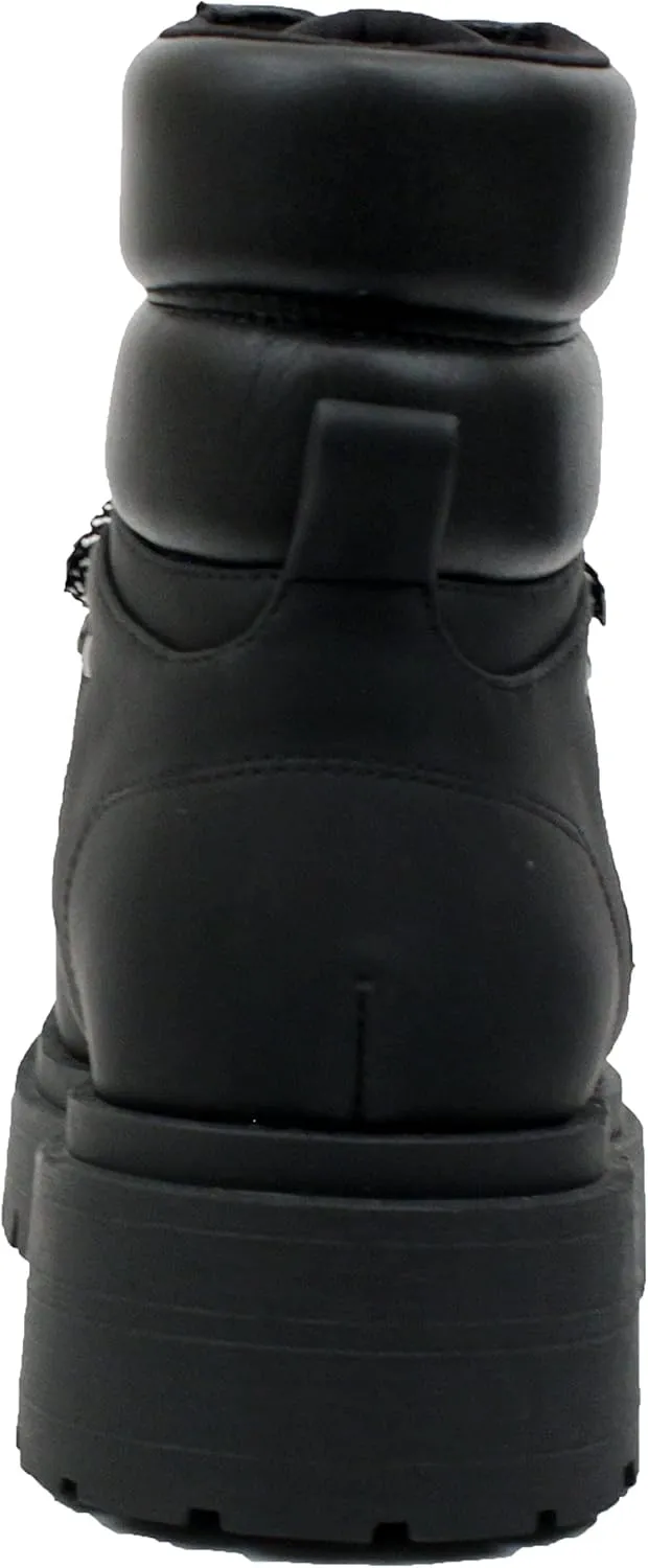 Luckers Women’s Lace Up Platform Lug Sole Combat Boots