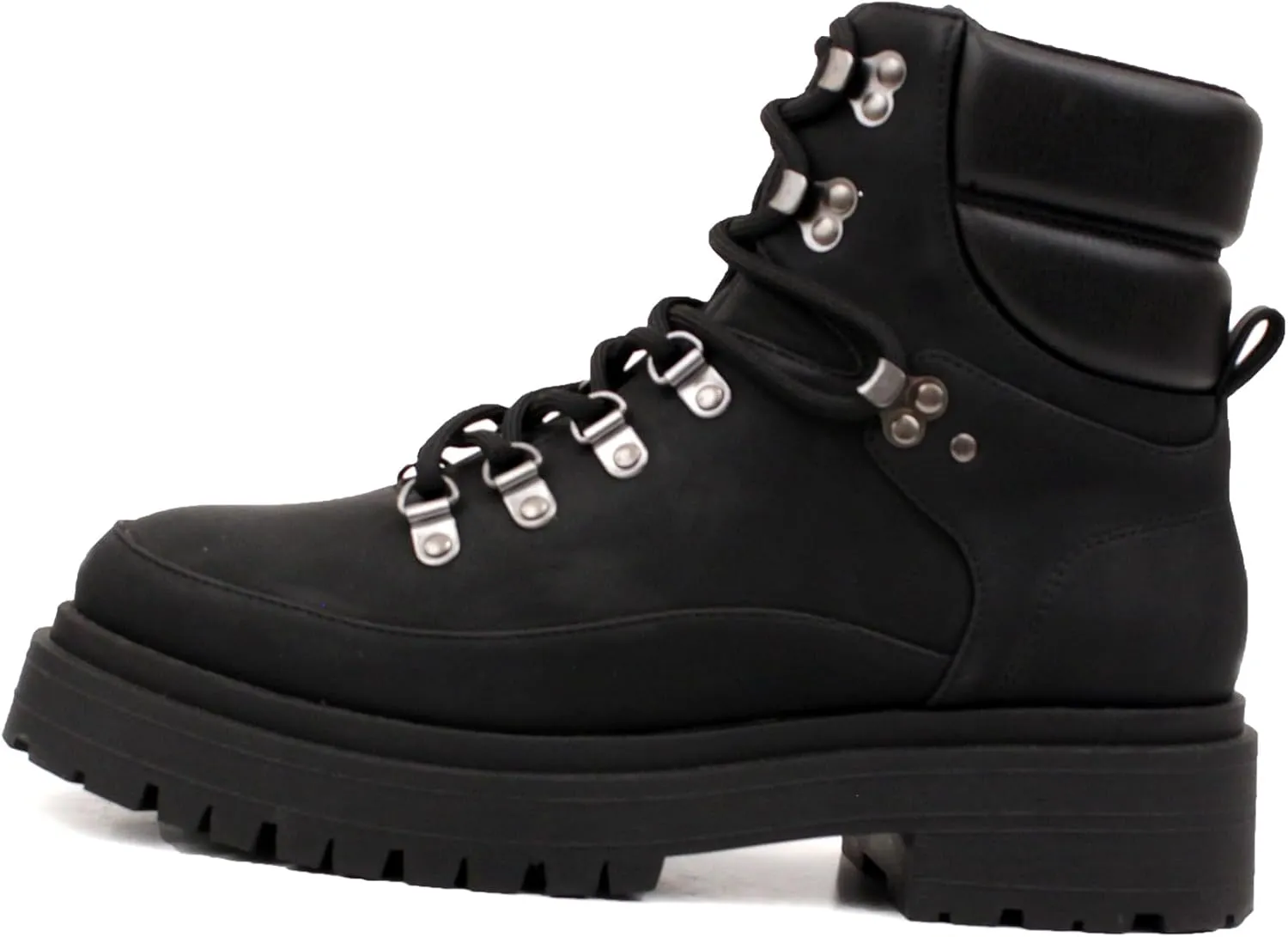 Luckers Women’s Lace Up Platform Lug Sole Combat Boots