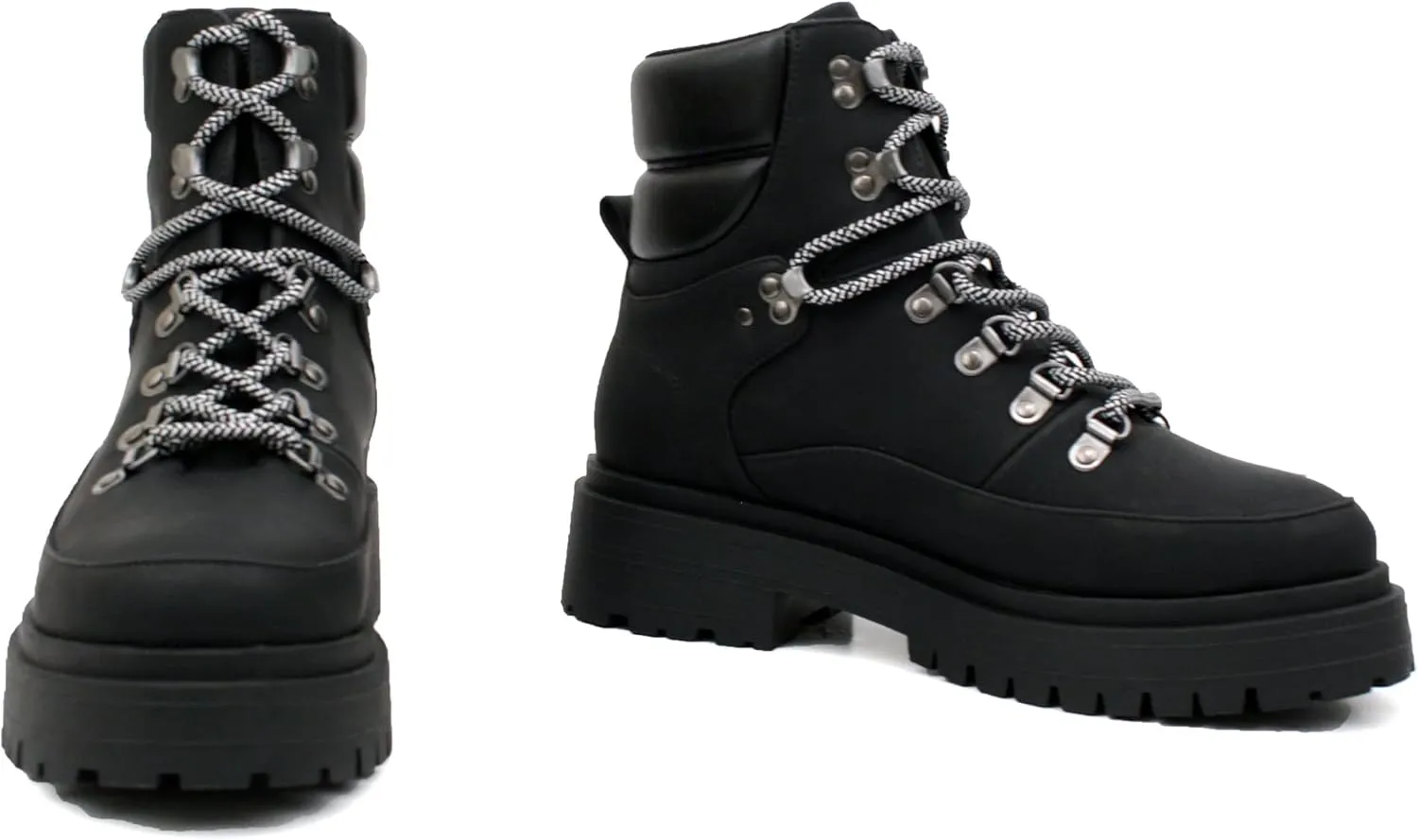 Luckers Women’s Lace Up Platform Lug Sole Combat Boots