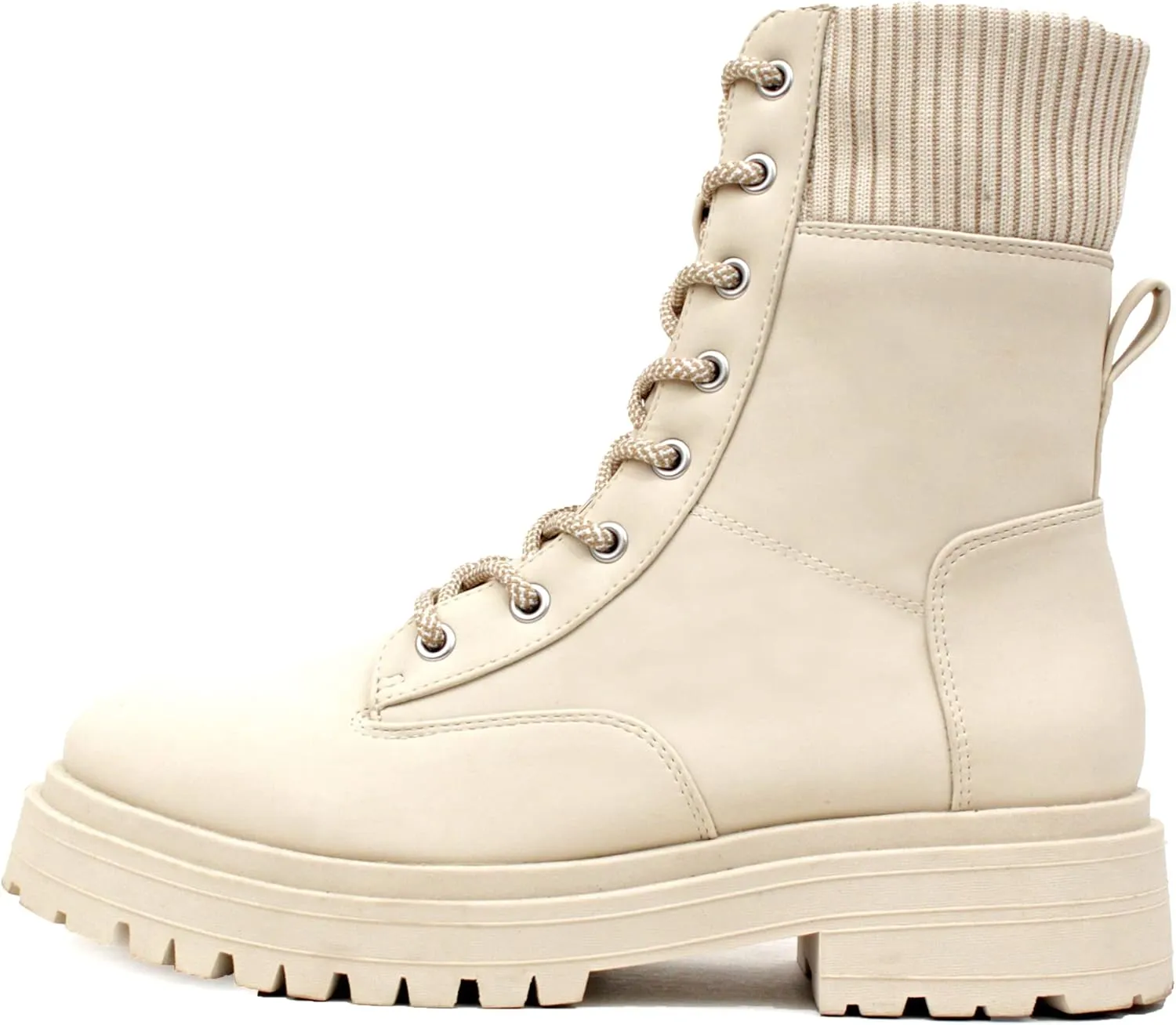 Luckers Women’s Lace Up Side Zipper Platform Boots