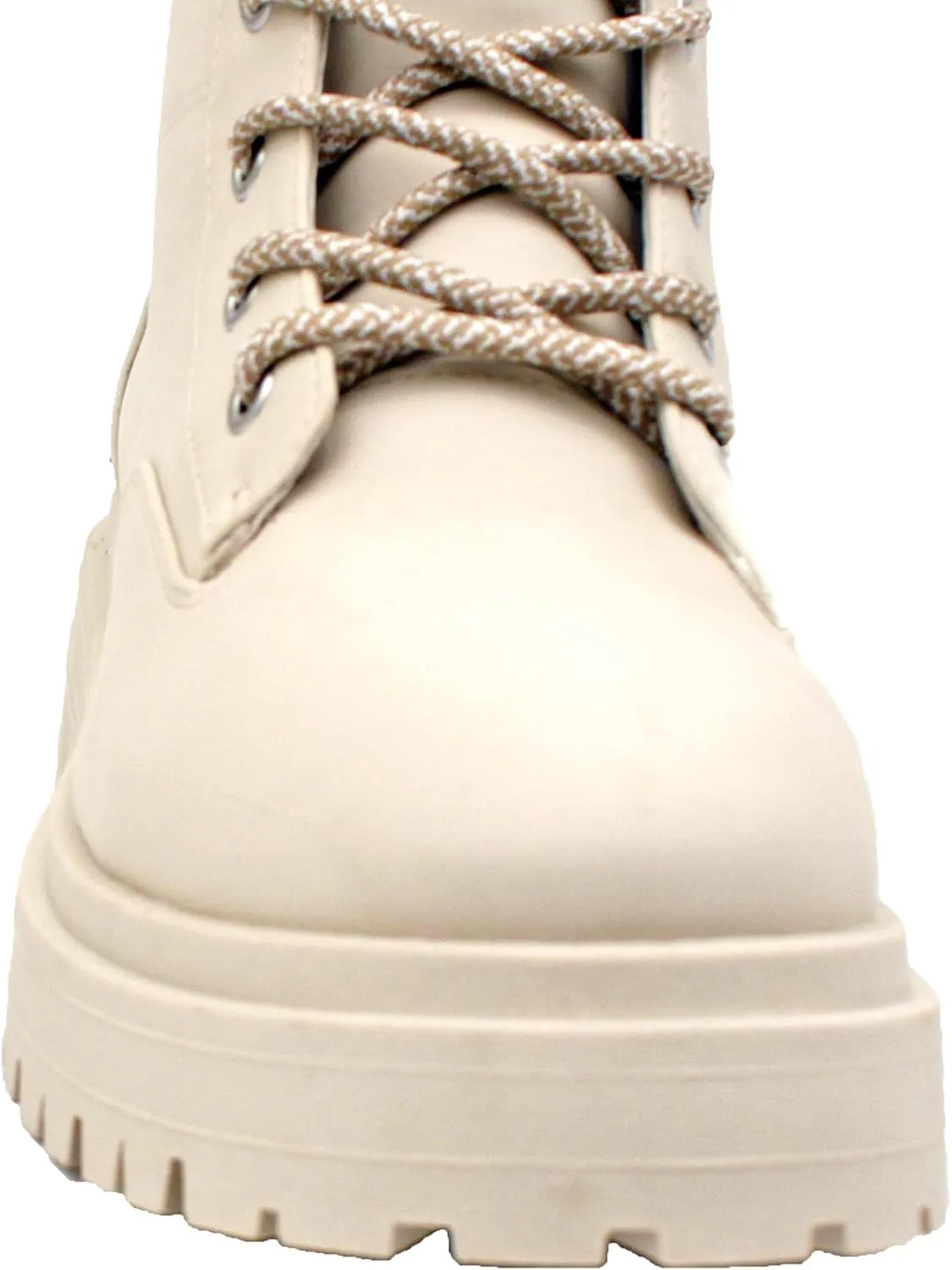 Luckers Women’s Lace Up Side Zipper Platform Boots