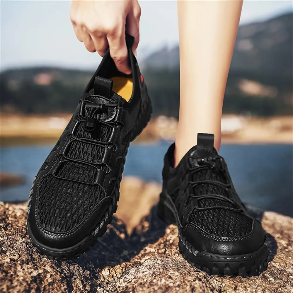 Mens Breathable Mesh Walking Hiking Shoes Light and Comfortable Casual Shoes Fashion Sneakers for Men
