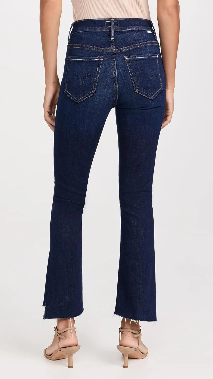 MOTHER Women's The Insider Crop Step Fray Jeans