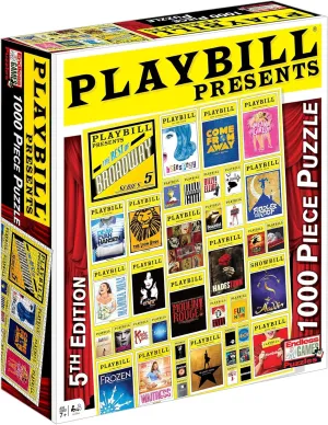 Playbill Broadway Cover - 1000 Piece Jigsaw Puzzle