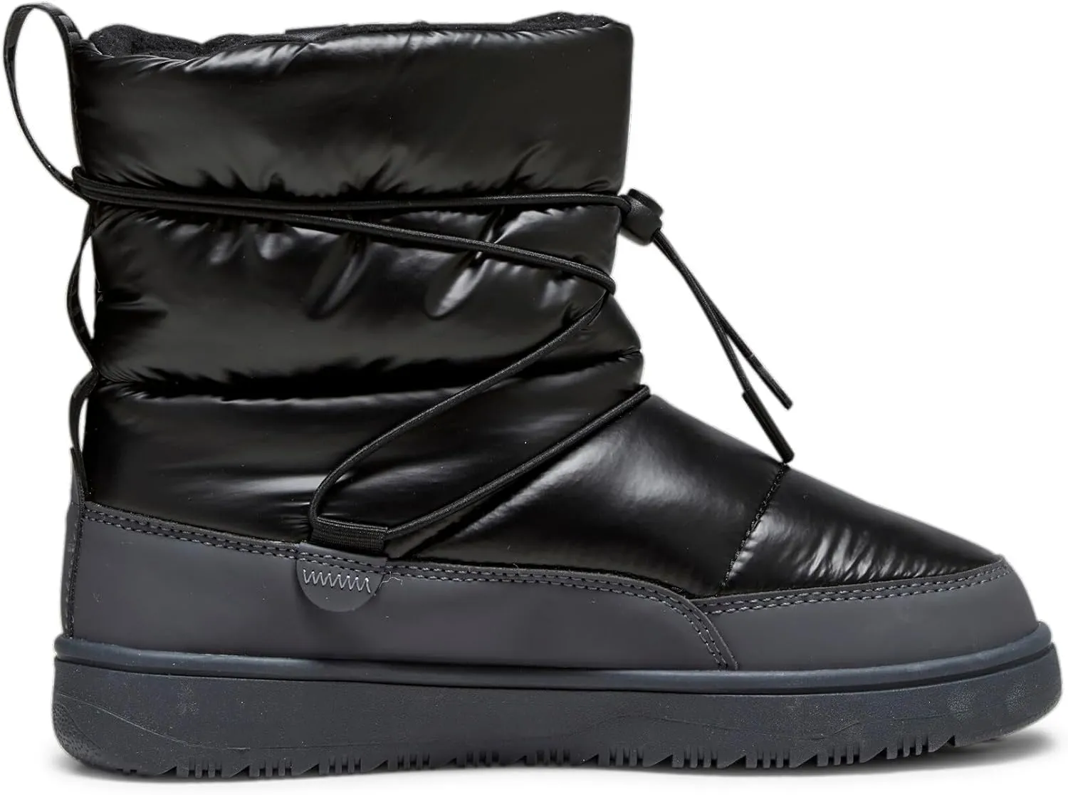 PUMA Women's Snowbae Boots, Black-Shadow Gray, 7