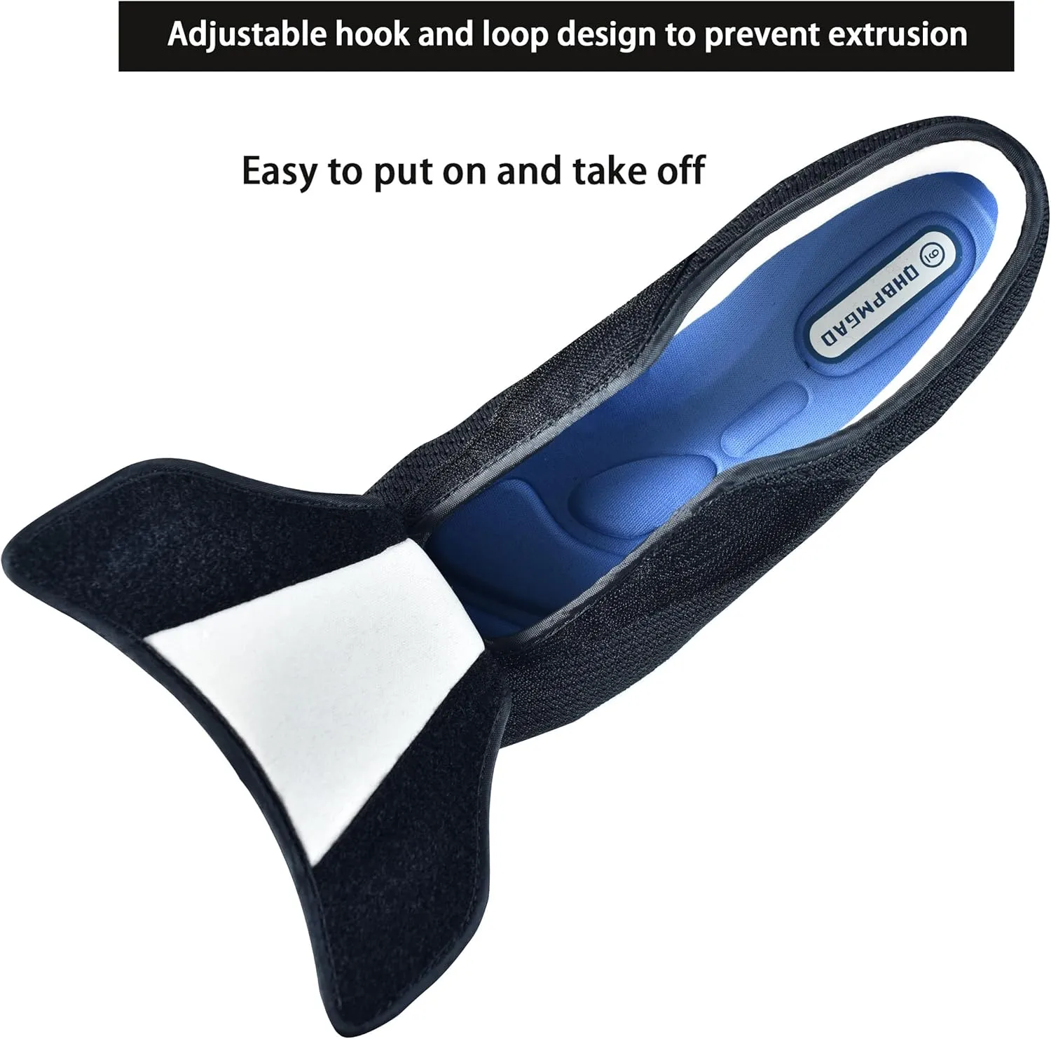 QHBPMGAD Mens Diabetic Sneakers, Wide Width Elderly Shoes for Men, Adjustable Hook and Loop Closure Anti-Slip Breathable, Swollen Feet Walking Edema Shoes
