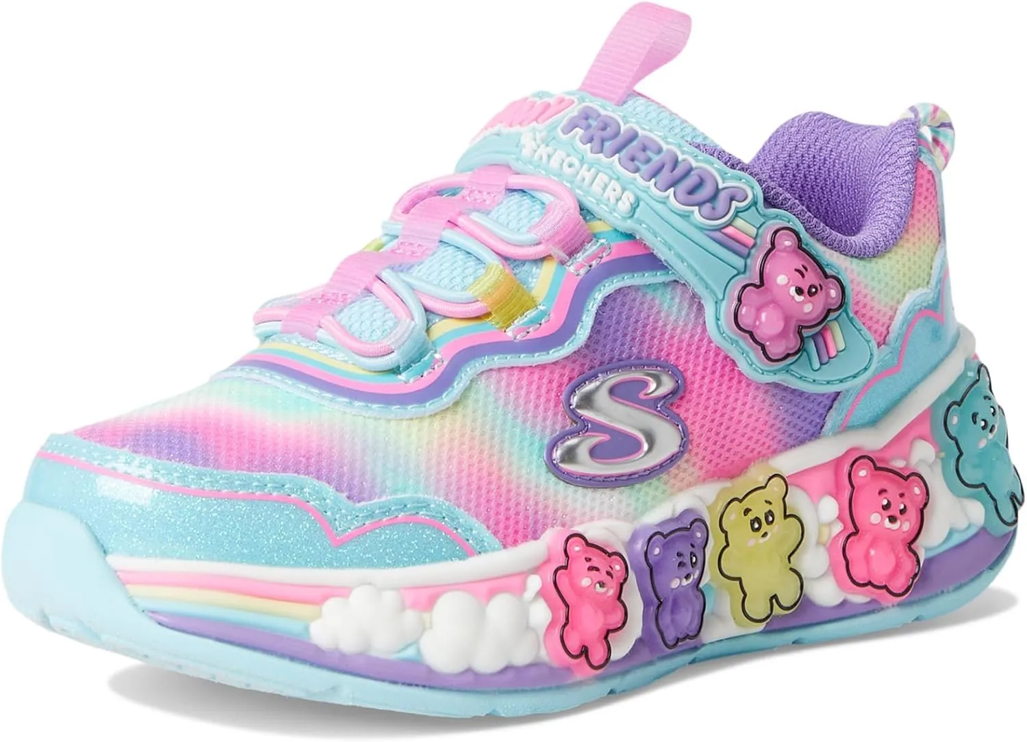 Skechers Girl's Gummy Friends 303205l (Little Big Kid) Sneaker