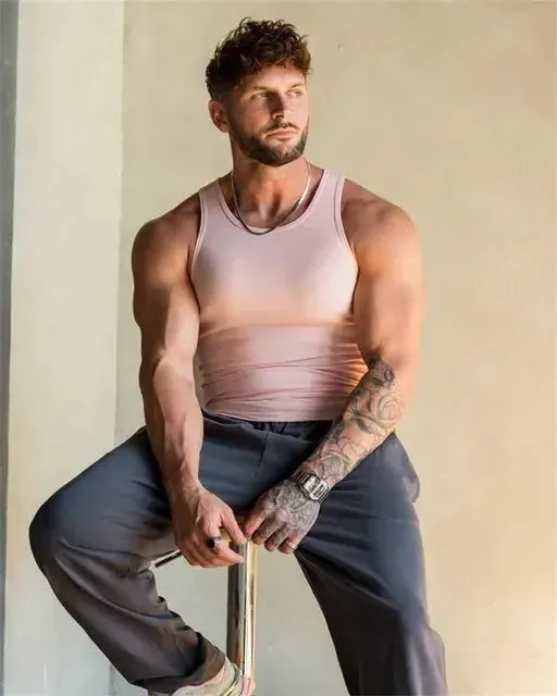 Summer Sports Knitted Men's Vest