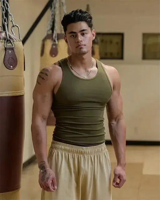 Summer Sports Knitted Men's Vest