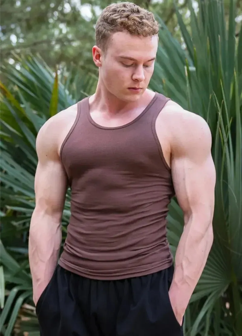 Summer Sports Knitted Men's Vest