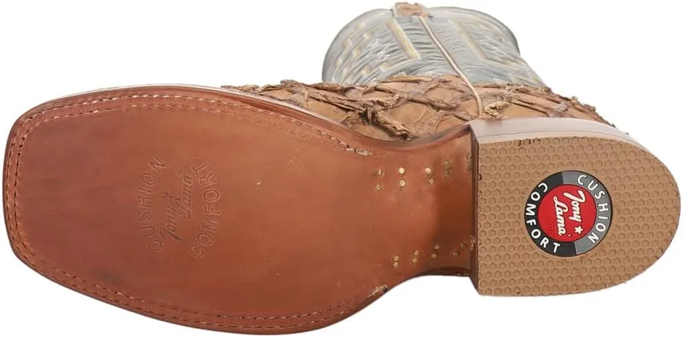 Tony Lama Mens Sq Toe Leviathan Choc Boots