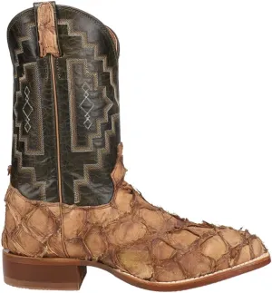 Tony Lama Mens Sq Toe Leviathan Choc Boots