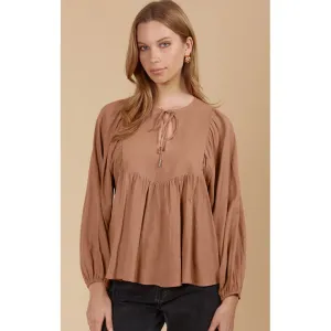 Top Venus Blouse - Toffee