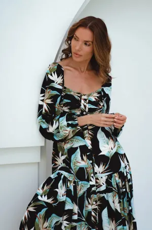 Verona Long Sleeve Midi Dress by Bali ELF