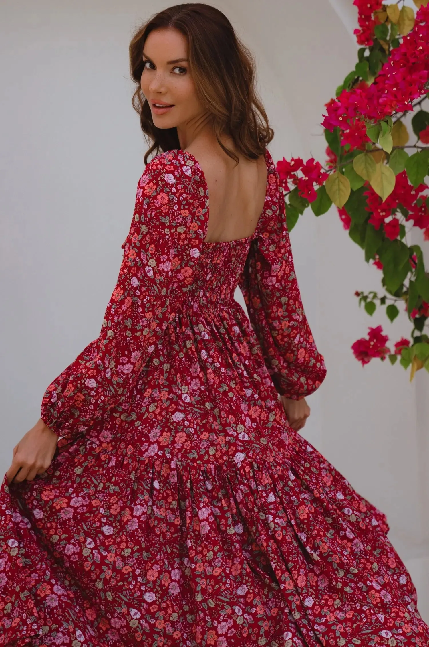 Verona Long Sleeve Midi Dress by Bali ELF