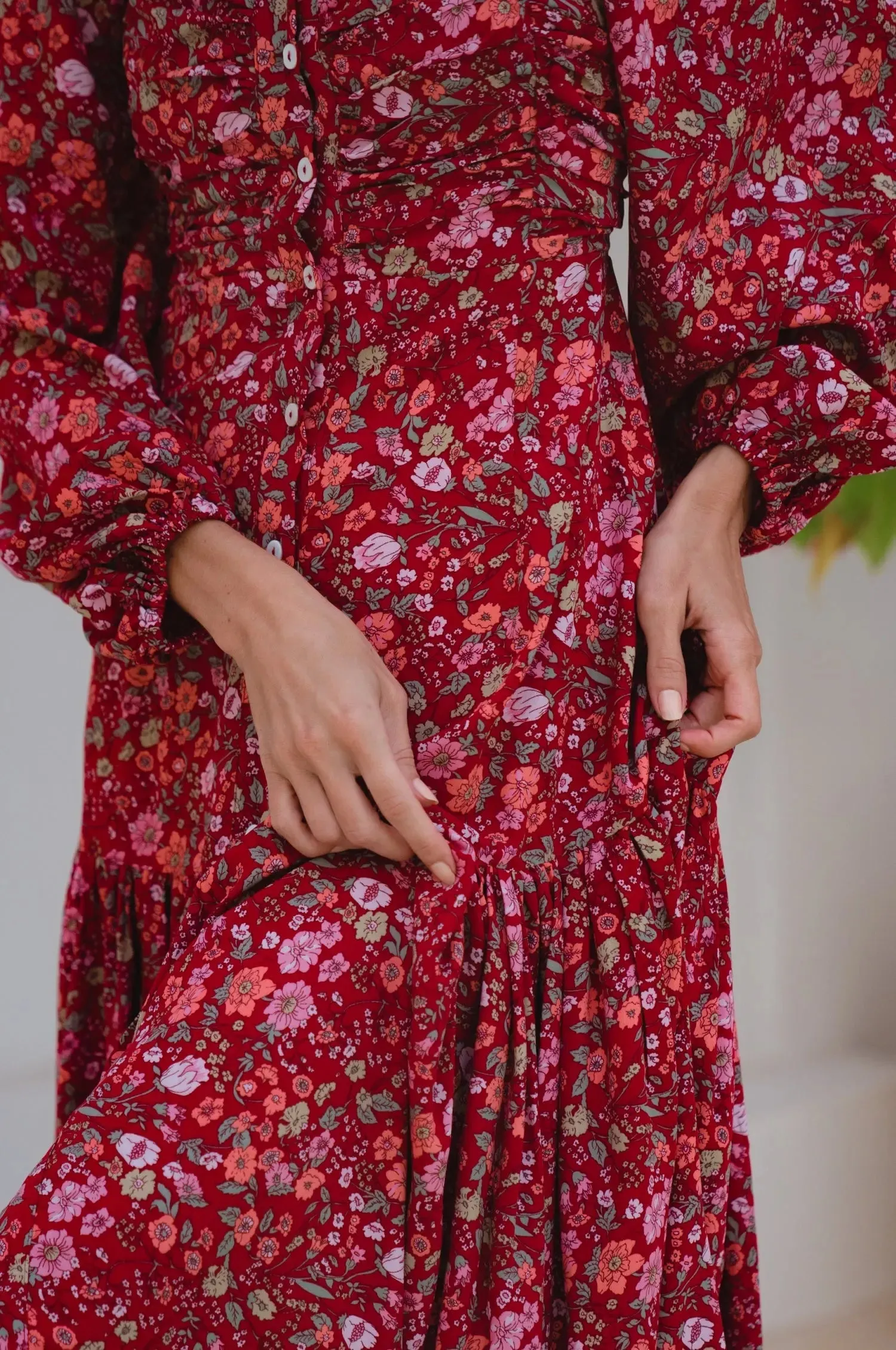 Verona Long Sleeve Midi Dress by Bali ELF