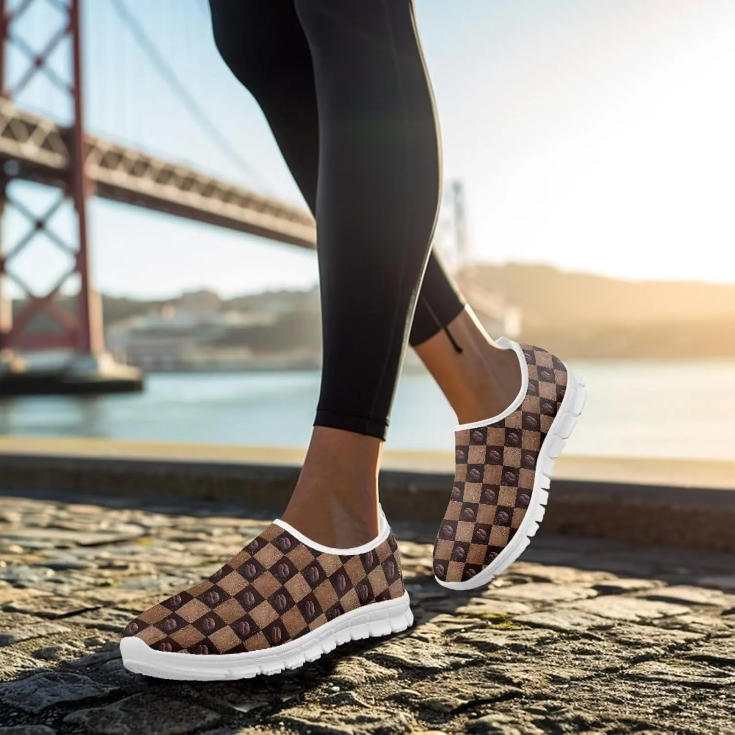 Women's Slip-On Loafers Shoes Casual Non-Slip Shoes Hiking Exercise Yoga Workout Shoes Cozy Lightweight Sneaker for Women US 5.5-11.5