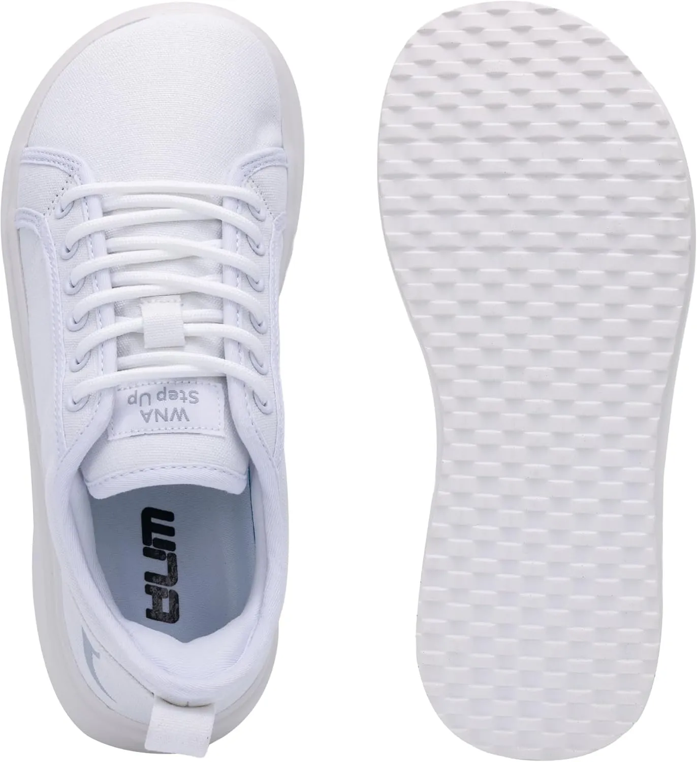 Womens Wide Toe Box Walking Shoes Slip On Canvas Shoe Comfortable Platform Low Top Sneaker for Casual Daily US 6-11