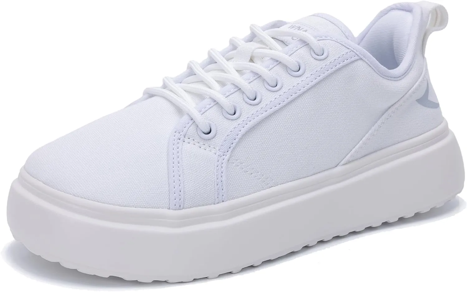 Womens Wide Toe Box Walking Shoes Slip On Canvas Shoe Comfortable Platform Low Top Sneaker for Casual Daily US 6-11