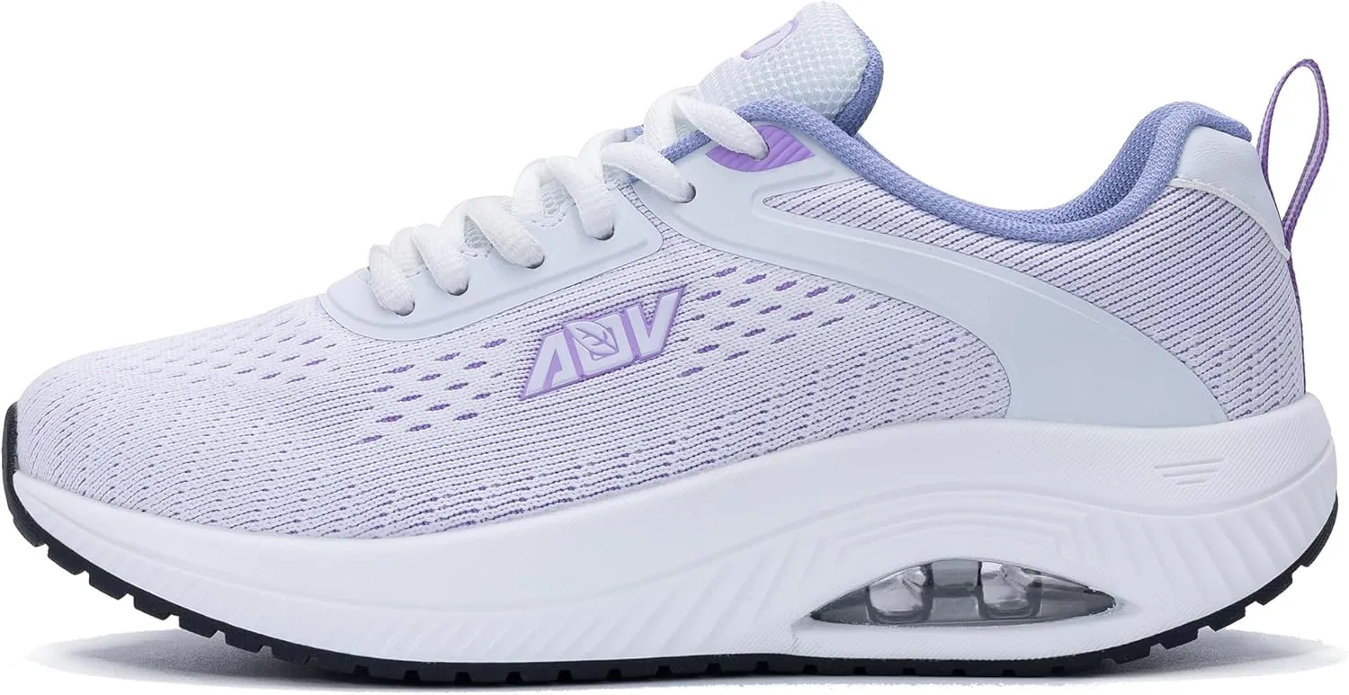 Womens Wide Walking Shoes Arch Support Orthotic Air Sneakers Comfortable Tennis Athletic Running Shoes